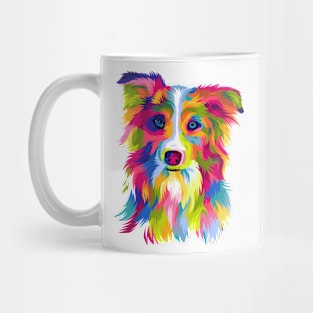 Aussie Pop Art Full Colors Headshoot Mug